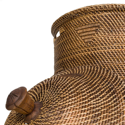 Cestino portabiancheria Colonial Marrone Naturale XL Bazar Bizar