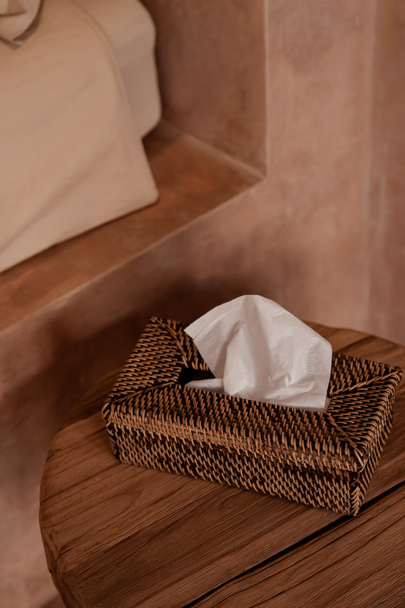 Portatovaglioli in Rattan Classic - Marrone Naturale Bazar Bizar
