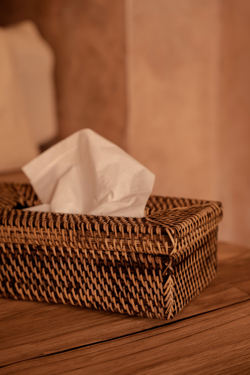 Portatovaglioli in Rattan Classic - Marrone Naturale Bazar Bizar