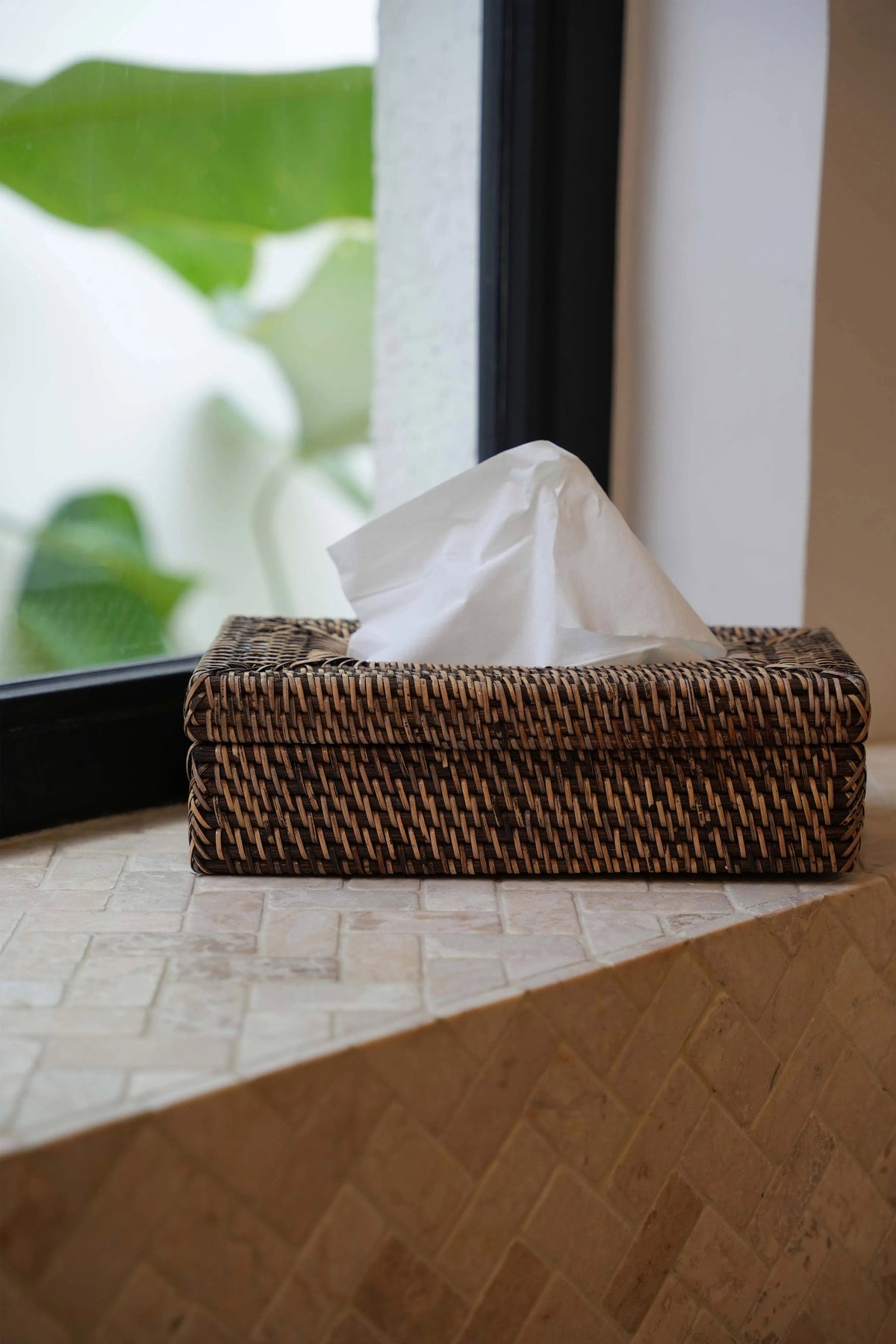 Portatovaglioli in Rattan Classic - Marrone Naturale Bazar Bizar