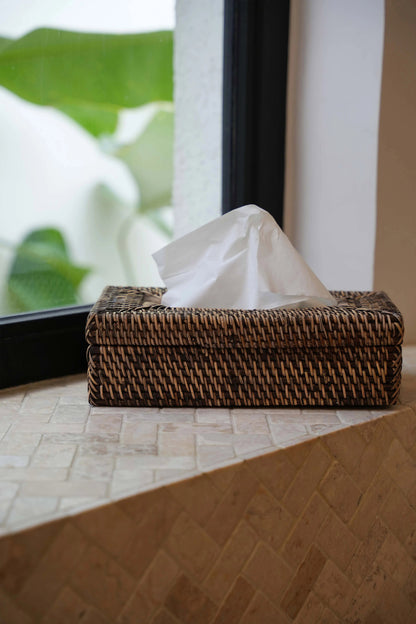 Portatovaglioli in Rattan Classic - Marrone Naturale Bazar Bizar