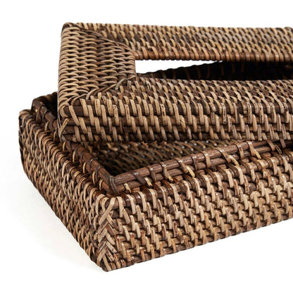 Portatovaglioli in Rattan Classic - Marrone Naturale Bazar Bizar