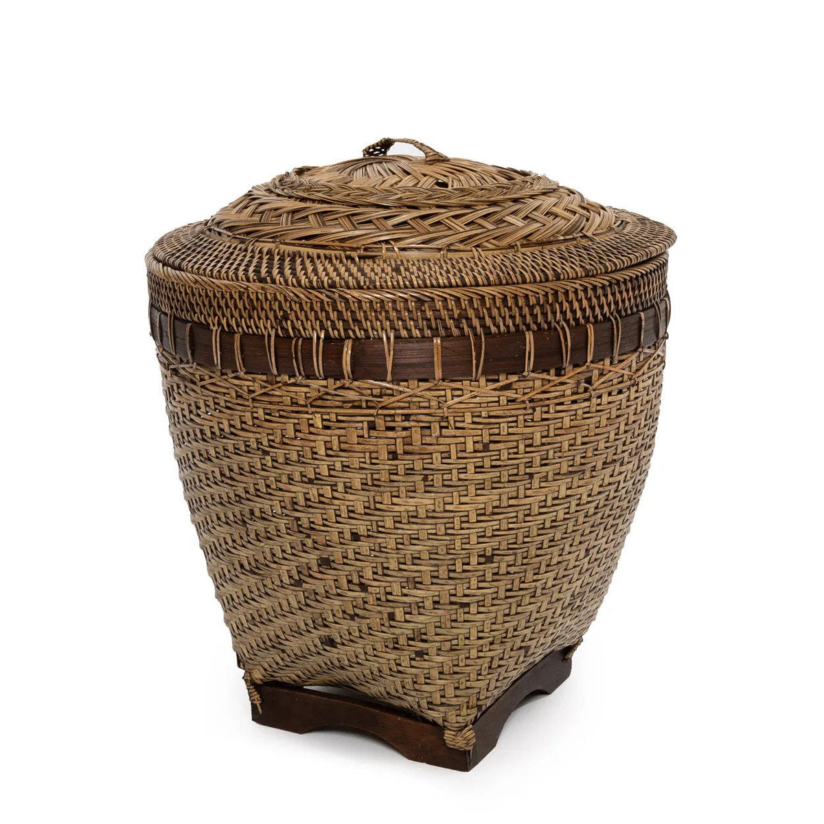 Cesto portaoggetti Colonial Storage marrone medio Bazar Bizar