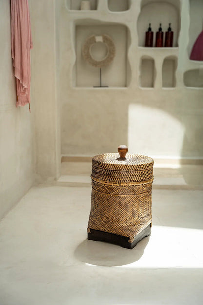 Il Cestino da Bagno - Marrone Naturale Bazar Bizar