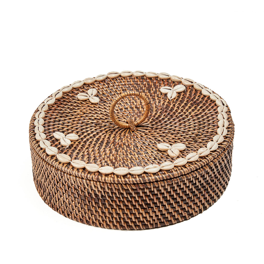 Cestino a Scomparti in Rattan Marrone Naturale Bazar Bizar