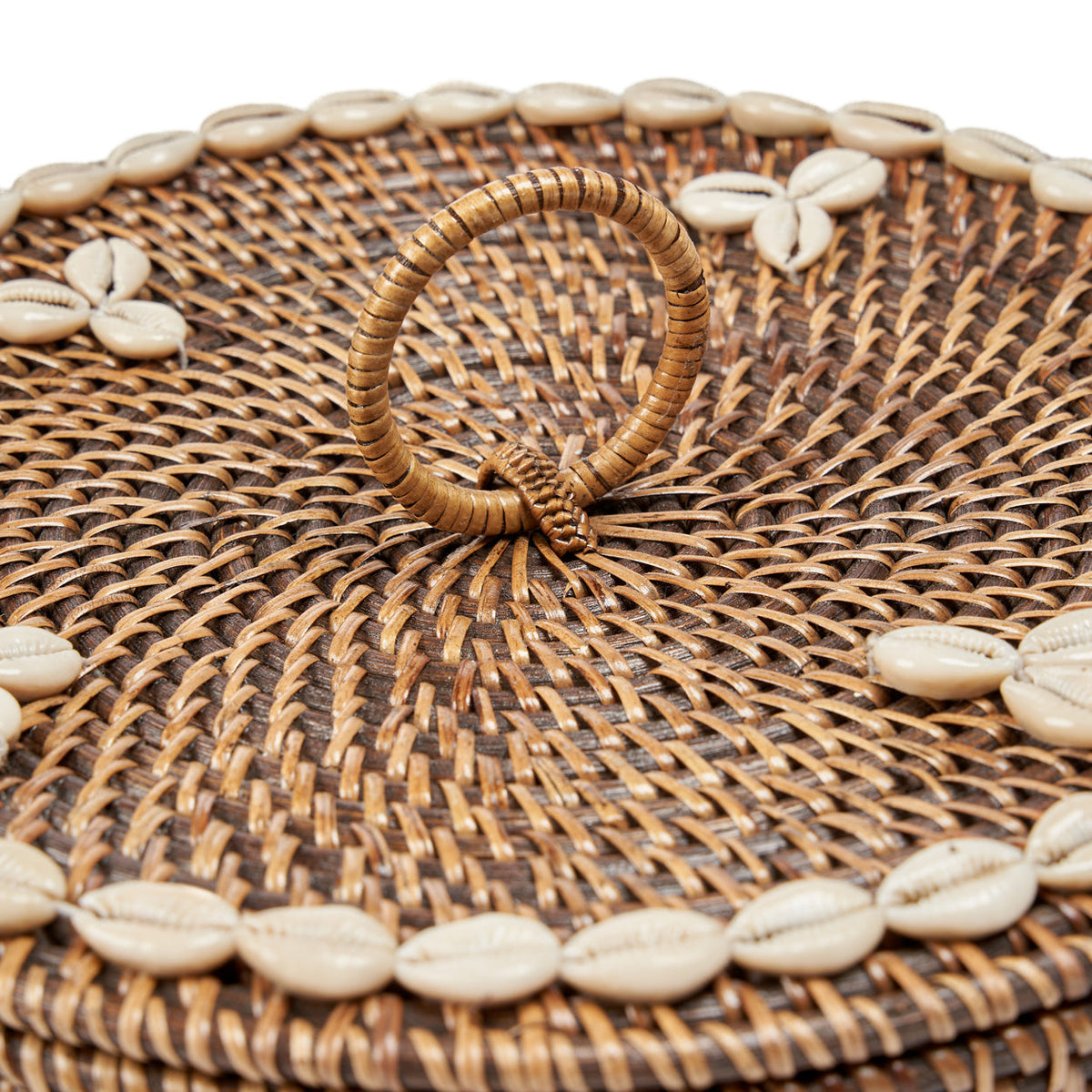 Cestino a Scomparti in Rattan Marrone Naturale Bazar Bizar