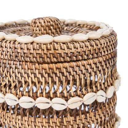 Cestino portaoggetti De Shell - Marrone naturale Bazar Bizar