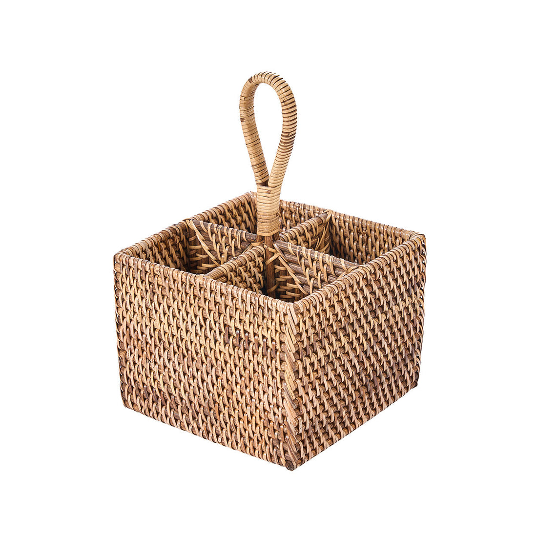 Il Portaposate in Rattan N°4 Marrone Naturale Bazar Bizar