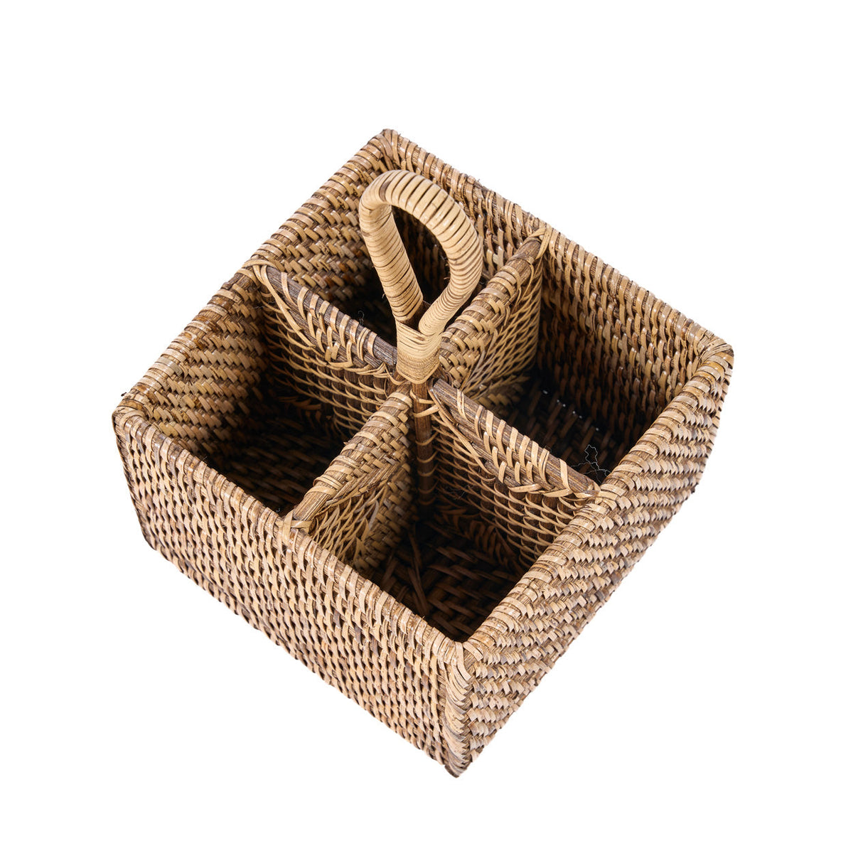 Il Portaposate in Rattan N°4 Marrone Naturale Bazar Bizar