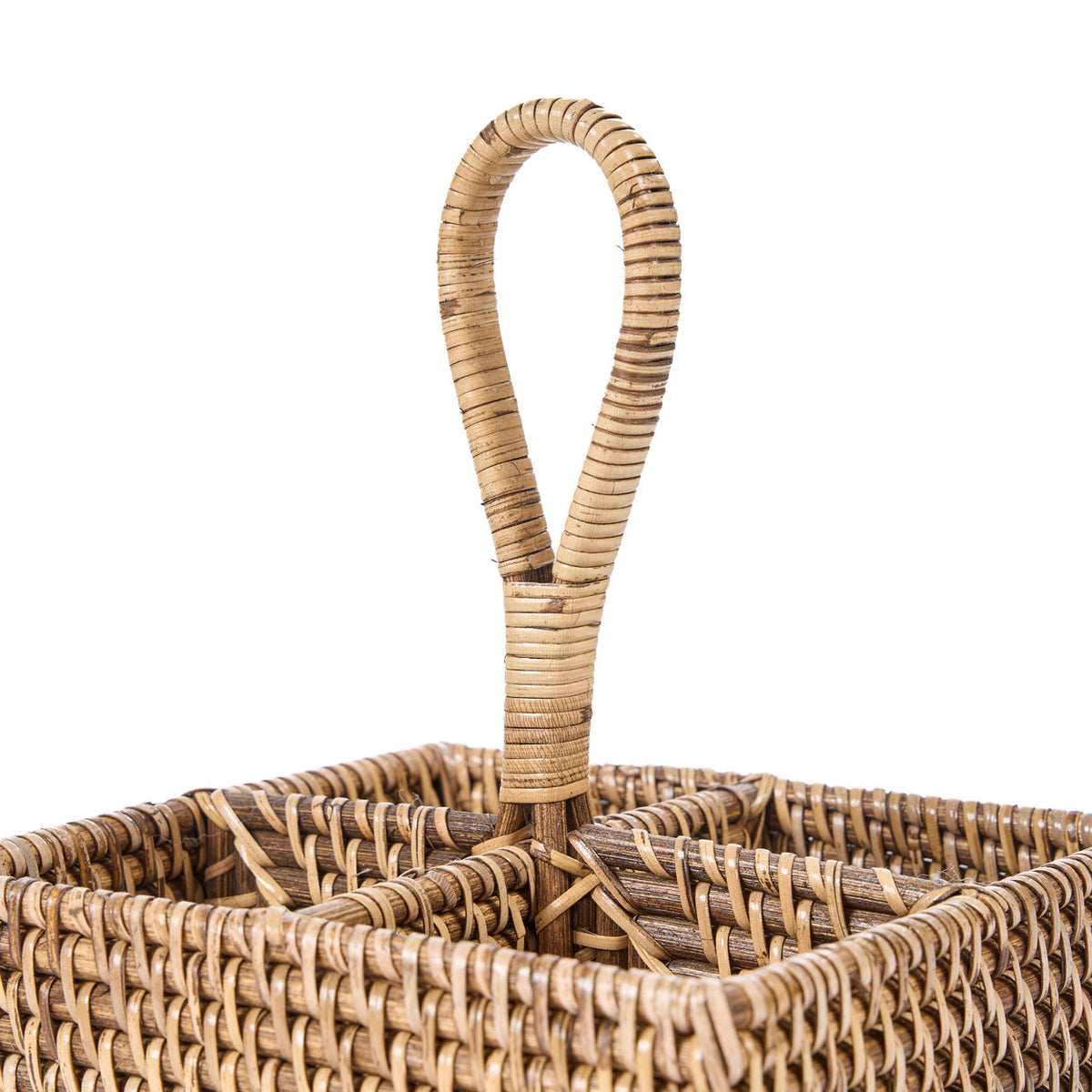 Il Portaposate in Rattan N°4 Marrone Naturale Bazar Bizar