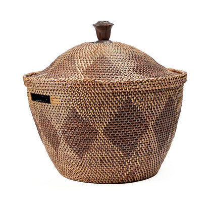 Cestino Crown Opberg Marrone Naturale Bazar Bizar