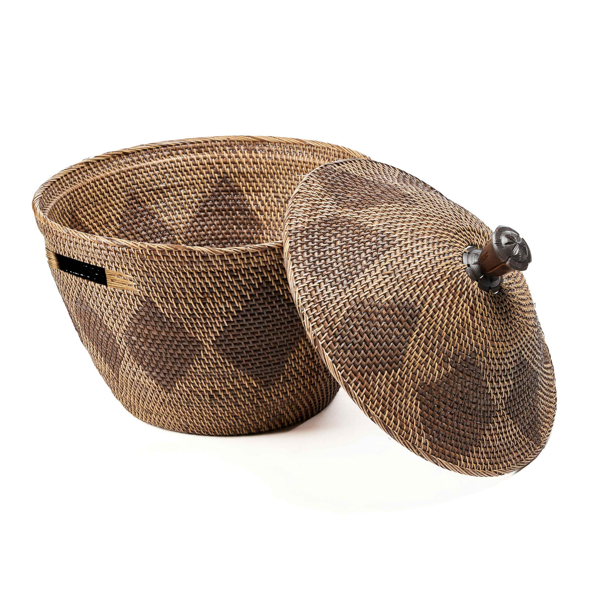Cestino Crown Opberg Marrone Naturale Bazar Bizar