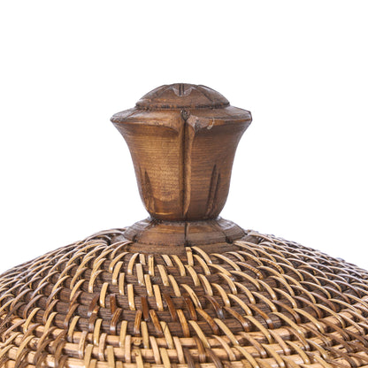 Cestino Crown Opberg Marrone Naturale Bazar Bizar