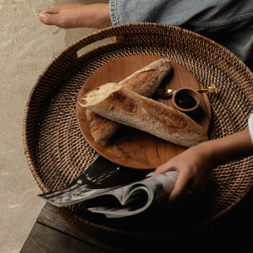 The Carry-All Trays Marrone Naturale M Bazar Bizar