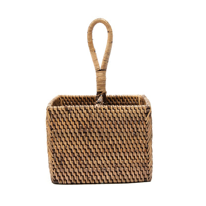 Il Portaposate in Rattan N°2 Marrone Naturale