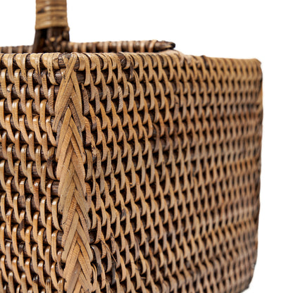 Il Portaposate in Rattan N°2 Marrone Naturale