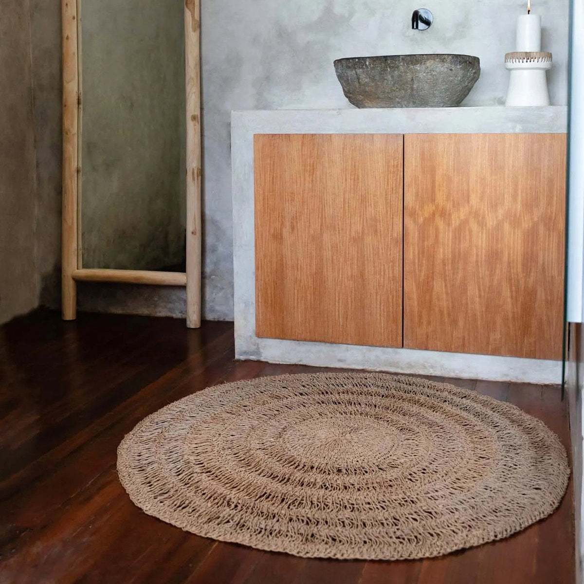 Tappeto in erba marina naturale 100 cm Bazar Bizar