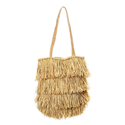 La borsa Raffia Bahamas - Naturale