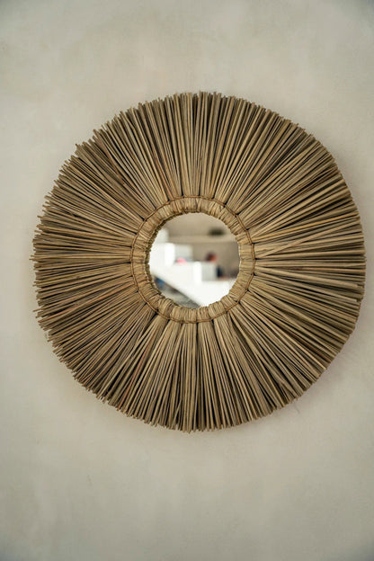 Lo Specchio Allongato - Naturale - S 35x35cm