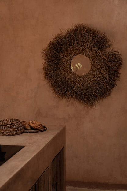 Lo specchio Early Monday - Naturale 75x75cm Bazar Bizar