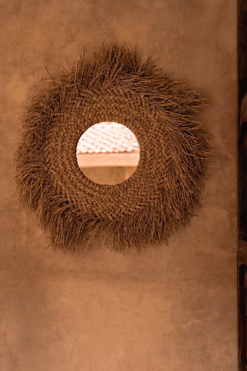 Lo specchio Early Monday - Naturale 75x75cm Bazar Bizar