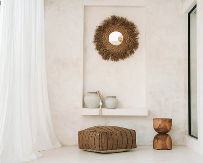 Lo specchio Early Monday - Naturale 75x75cm Bazar Bizar