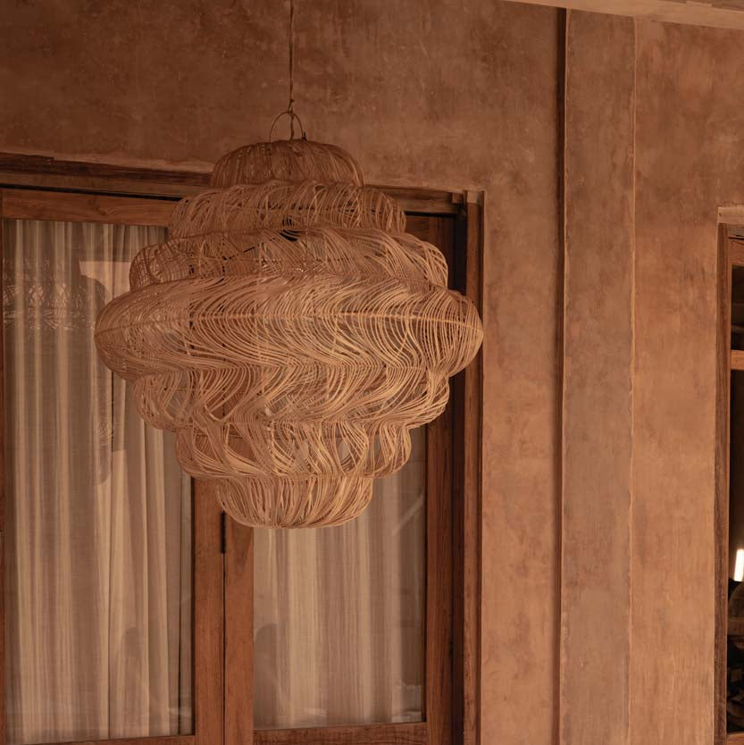 Lampada a sospensione Aurora Puff - Naturale - XL Bazar Bizar