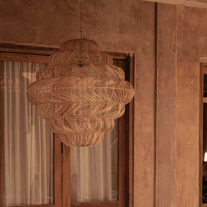 Lampada a sospensione Aurora Puff - Naturale - XL Bazar Bizar
