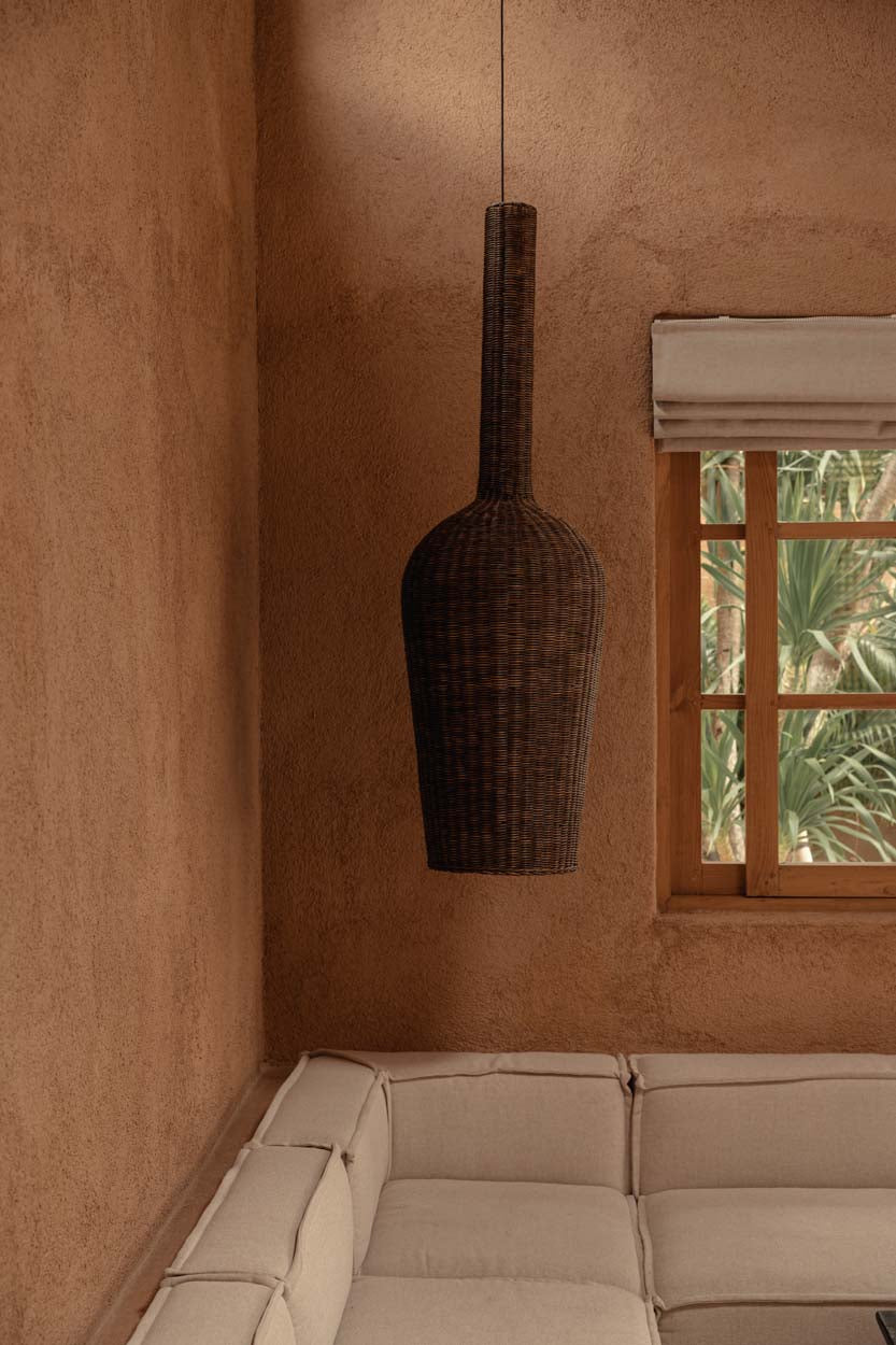 Lampada a sospensione Amphora - Noce scuro - XXL Bazar Bizar