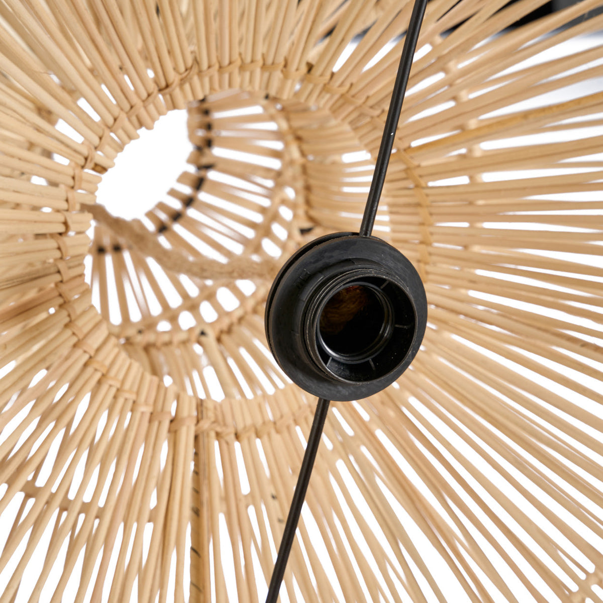 La lampada a sospensione Matcha Whisk Natural Small Bazar Bizar