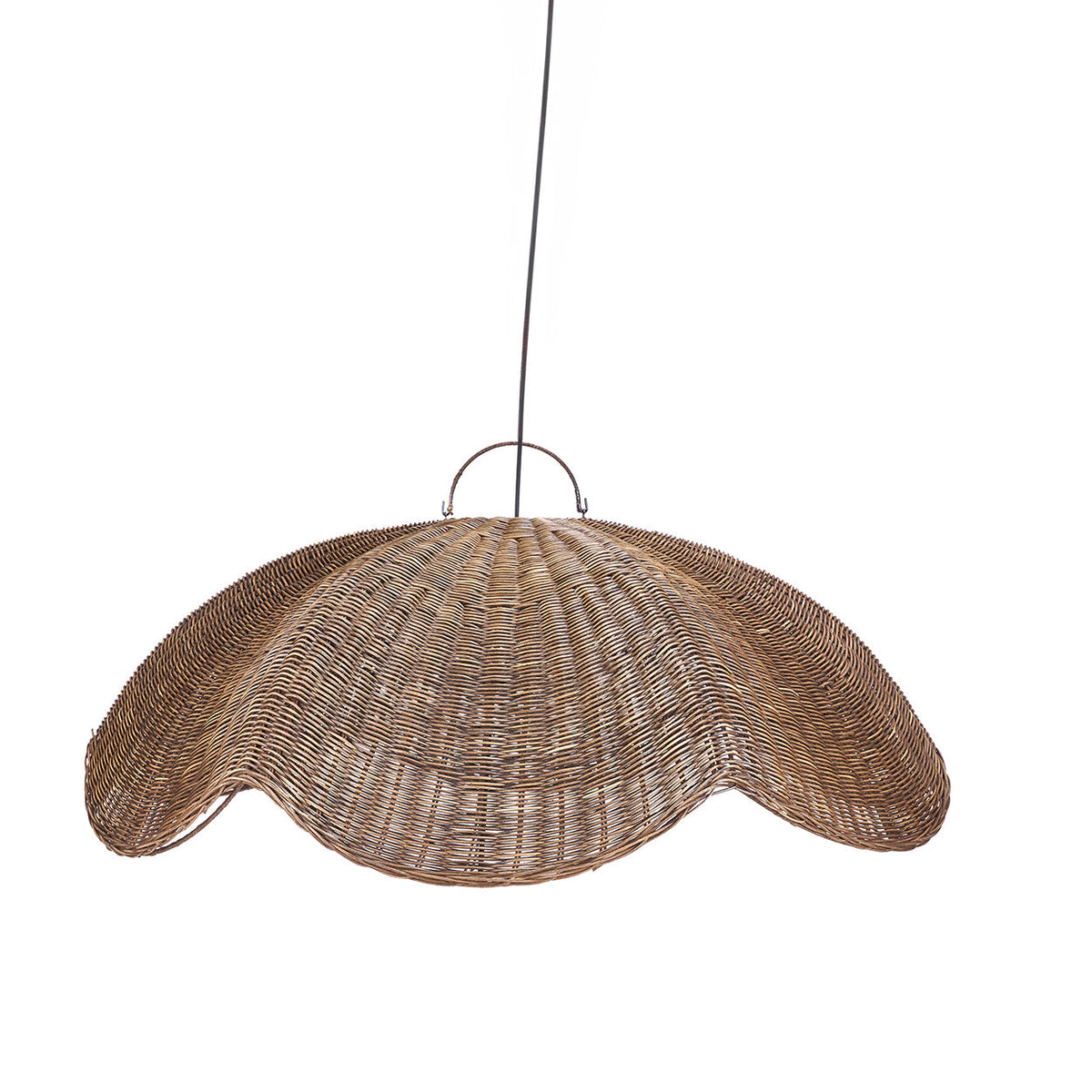 Lampada a sospensione Wave - Noce scuro - Large  Bazar Bizar