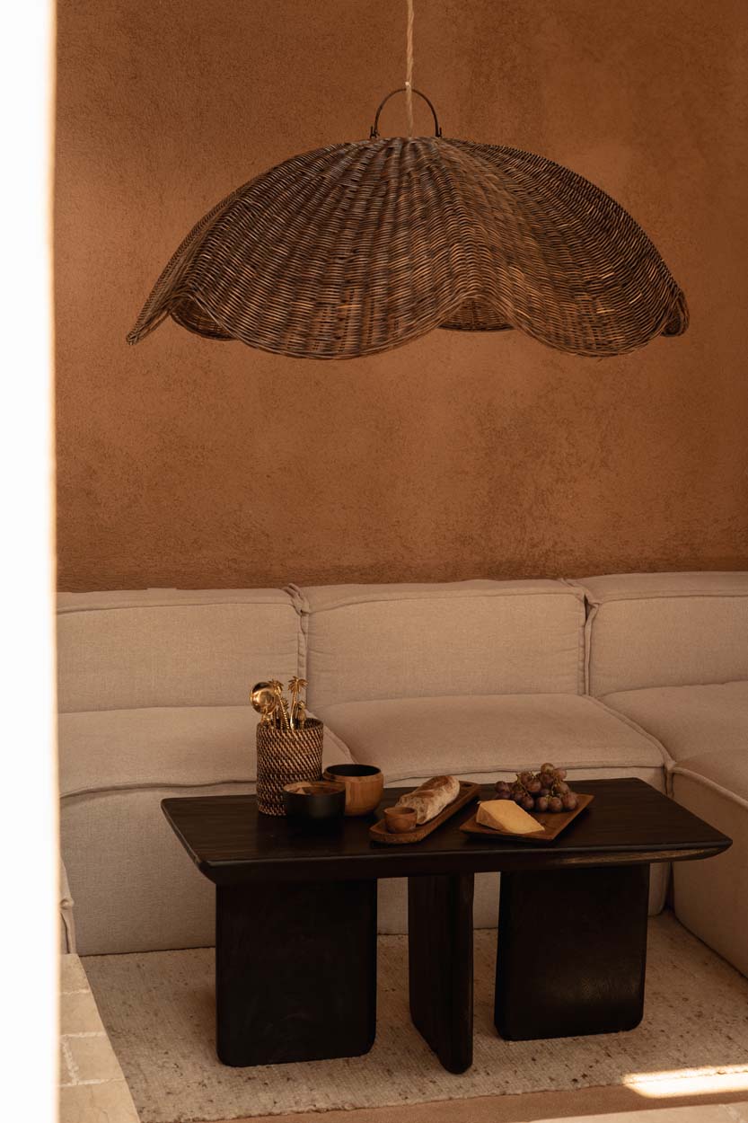 Lampada a sospensione Wave - Noce scuro - Large  Bazar Bizar