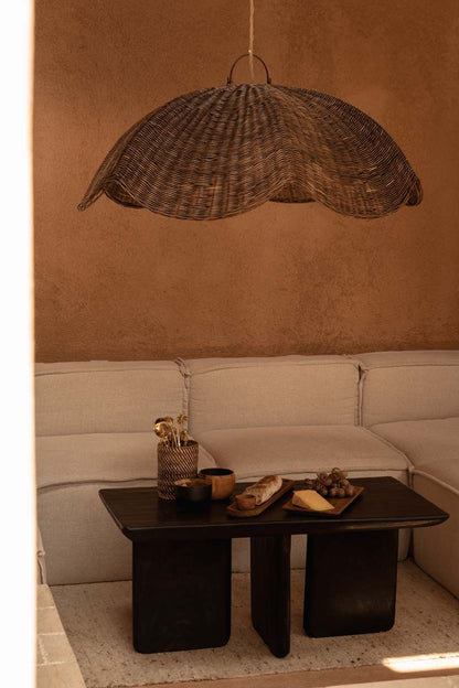 Lampada a sospensione Wave - Noce scuro - Large  Bazar Bizar