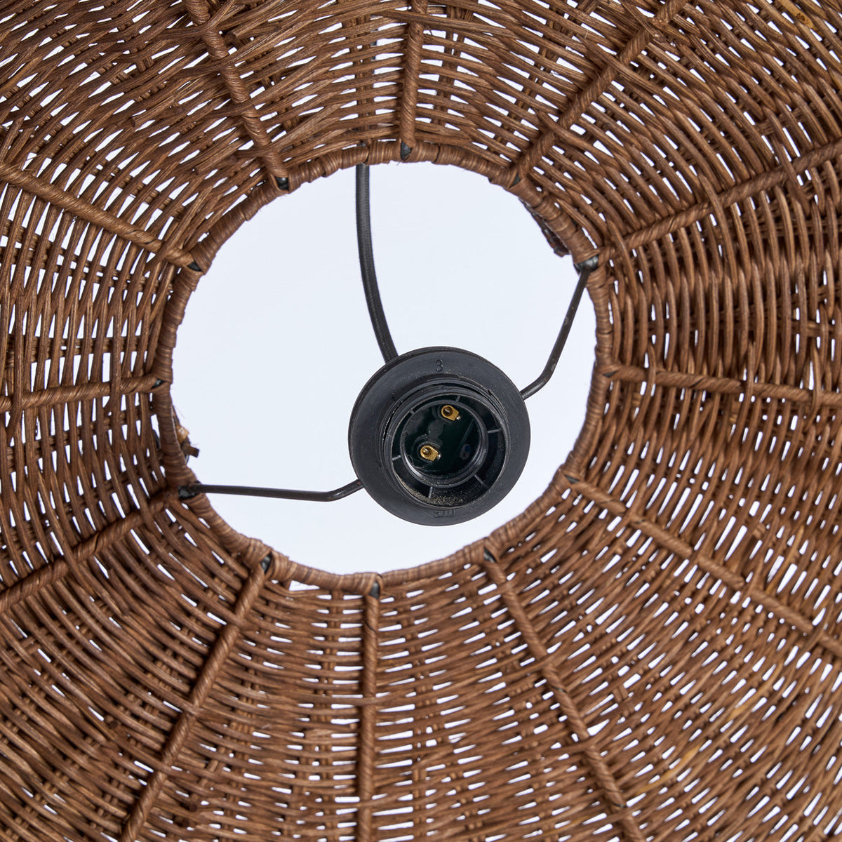 Lampada a sospensione Wave - Noce scuro - Large  Bazar Bizar