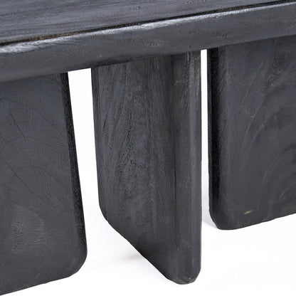 Il tavolino da salotto Obsidian Nero Bazar Bizar