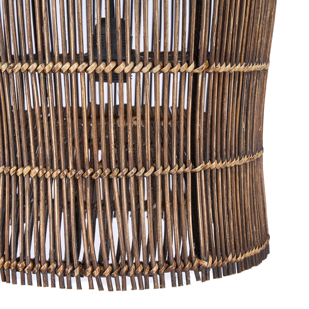 Lampada a sospensione Woven Bell Noce Scuro S Bazar Bizar