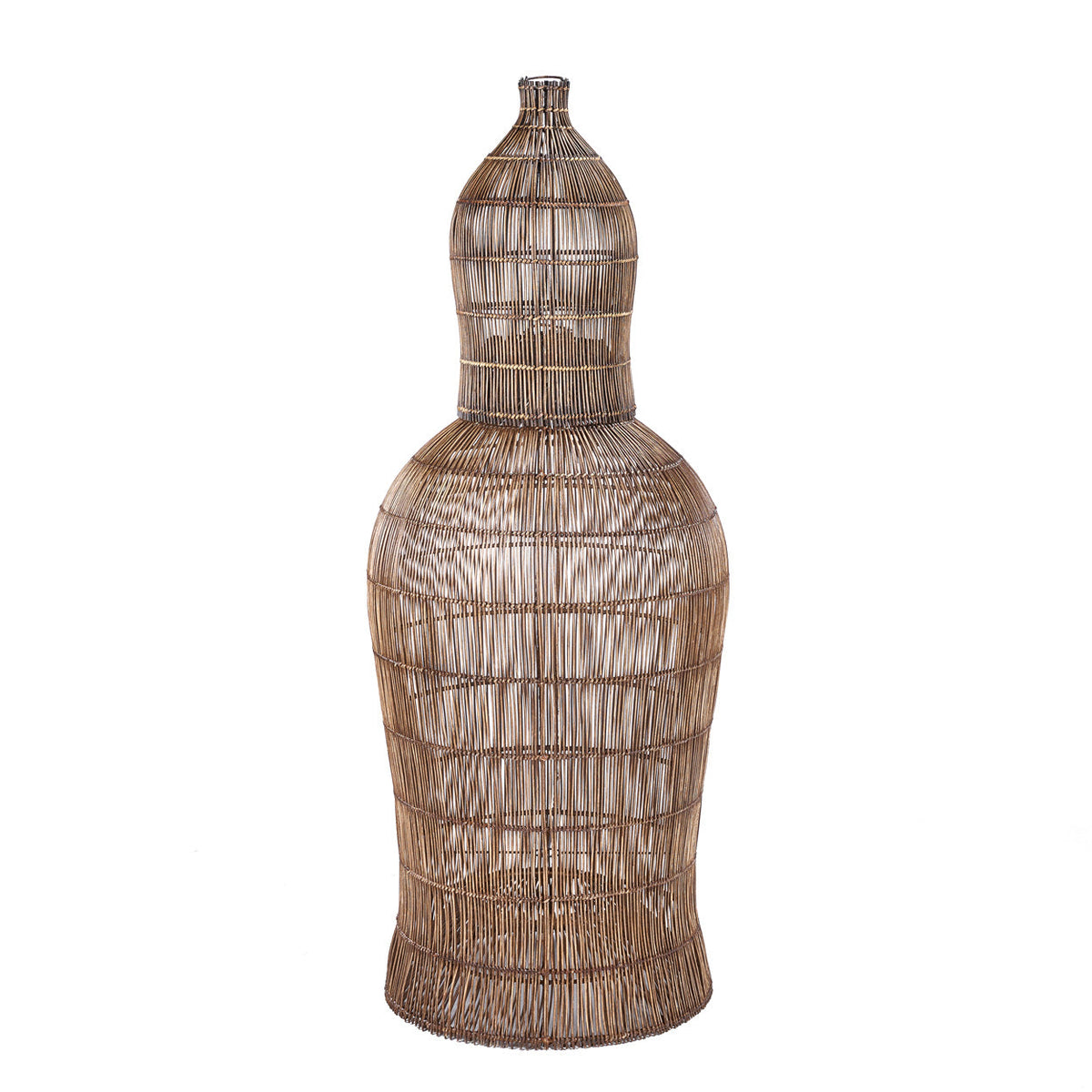 Lampada a sospensione Woven Bell Noce Scuro S Bazar Bizar