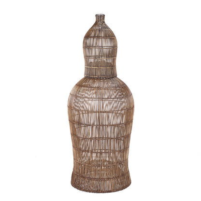 Lampada a sospensione Woven Bell Noce Scuro S Bazar Bizar