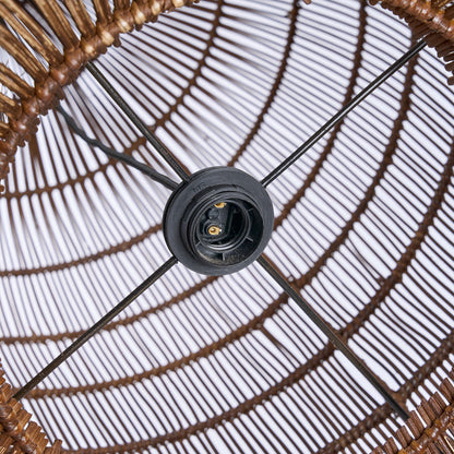 Lampada a sospensione Woven Bell Noce Scuro XL Bazar Bizar