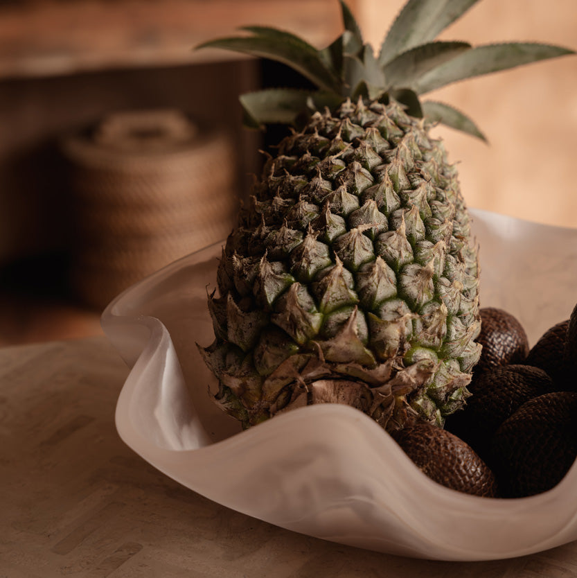 La Frutta Organica in Resina Rosa e Bianca Bazar Bizar