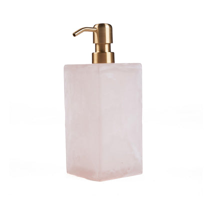 Il dispenser per sapone in resina - Rosa Bianco Bazar Bizar