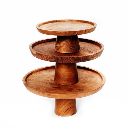 Il vassoio per torte Teak Root - L