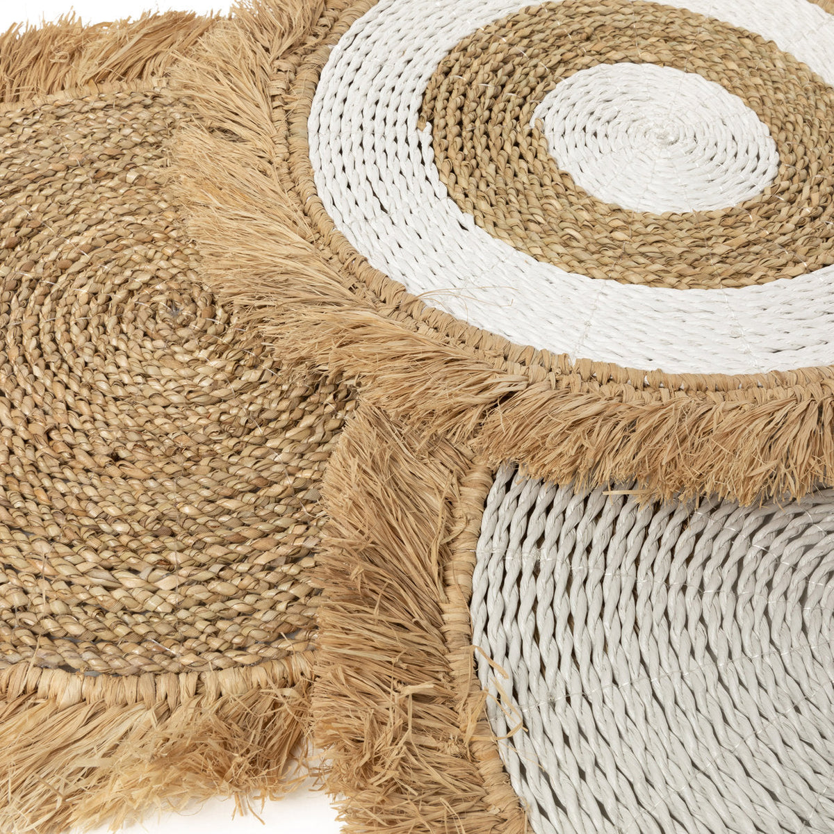 Il tovagliolo in paglia marina e rafia - Naturel Bazar Bizar