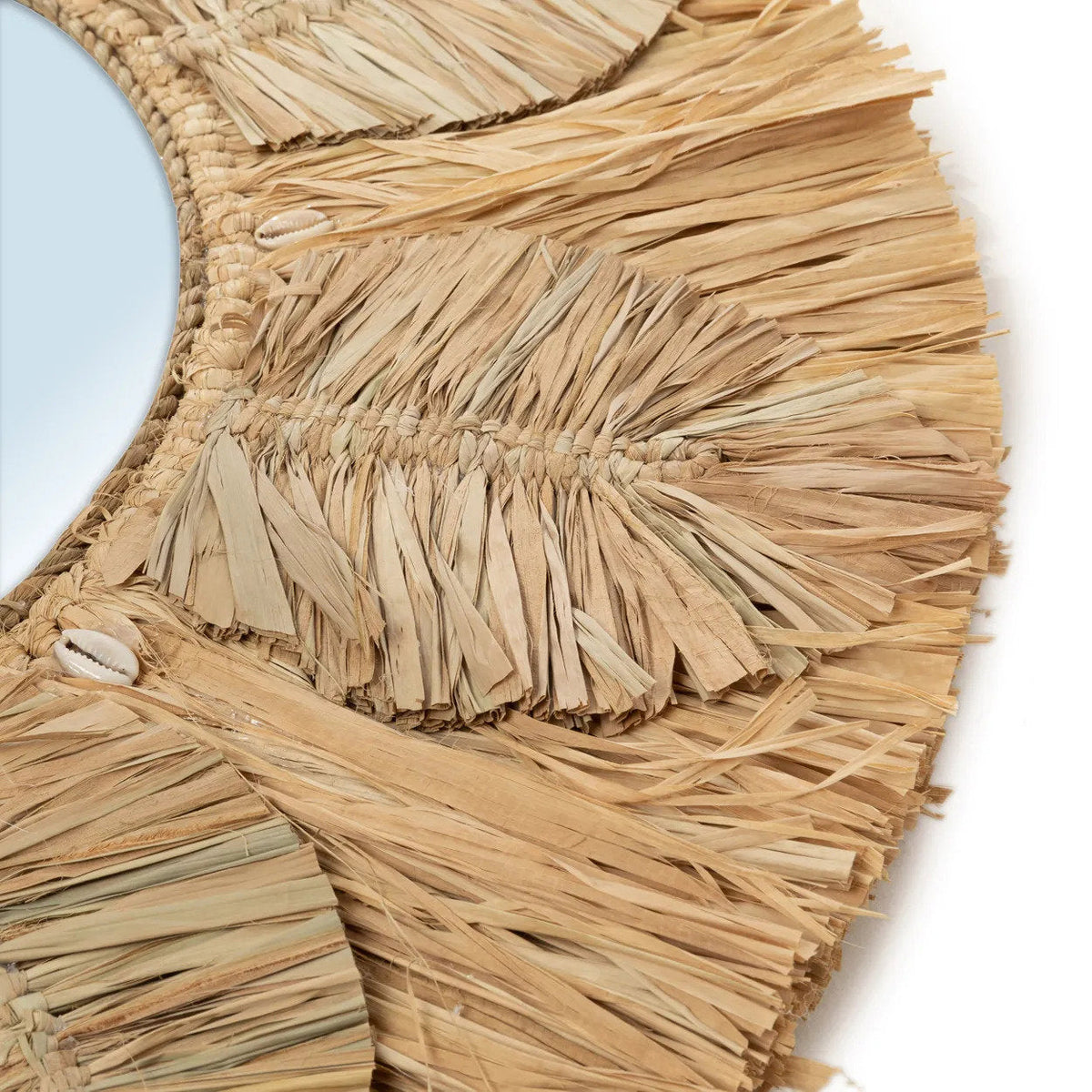 Lo specchio Palm Tree - Naturale - M 60x60 cm Bazar Bizar