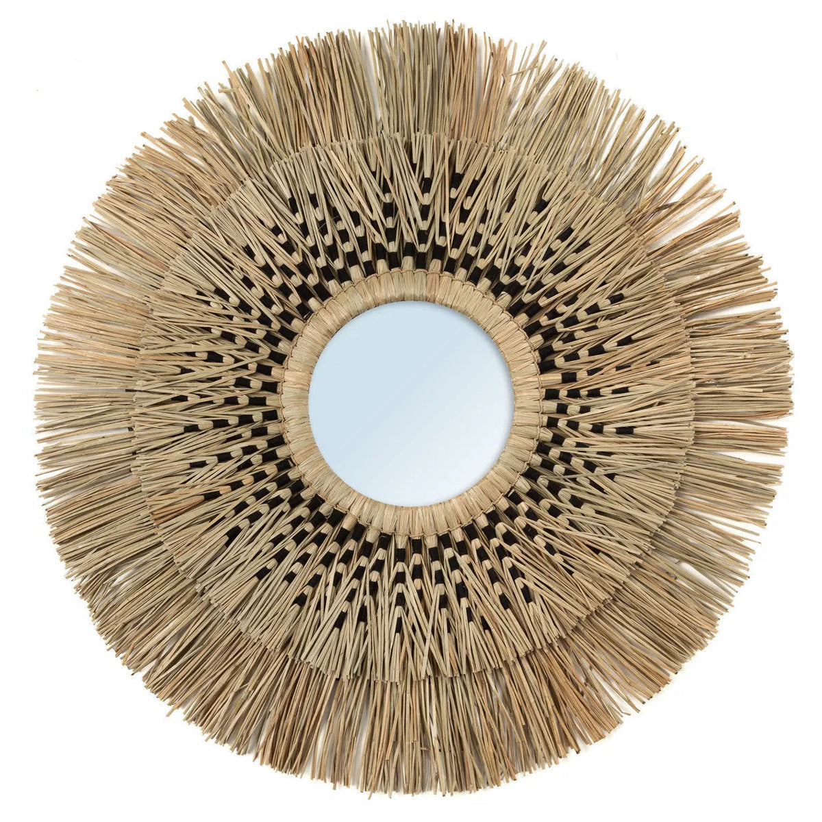 Specchio Havana - Nero Naturale - L Bazar Bizar