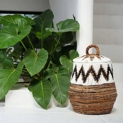 Il Cestino Little Bay Beach Naturale Bianco Medio Bazar Bizzarro