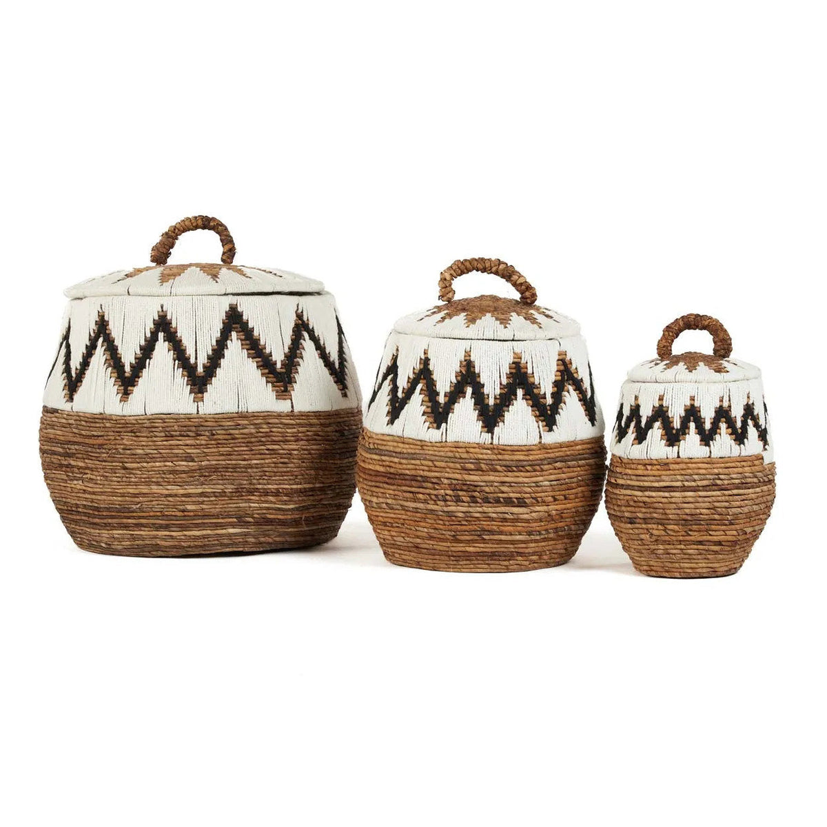 Il Cestino Little Bay Beach Naturale Bianco Medio Bazar Bizzarro