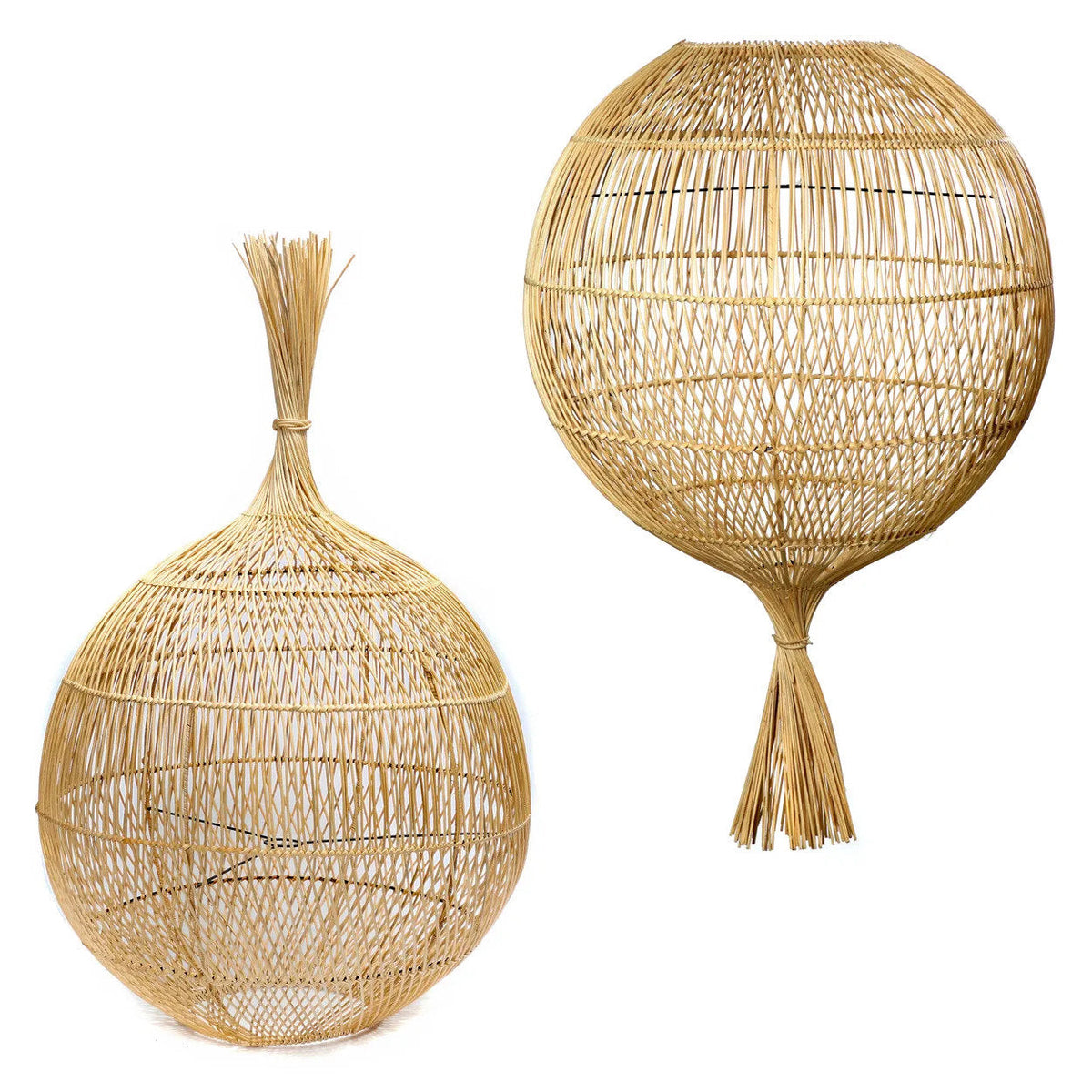 Lampada da terra Wonton - Naturale