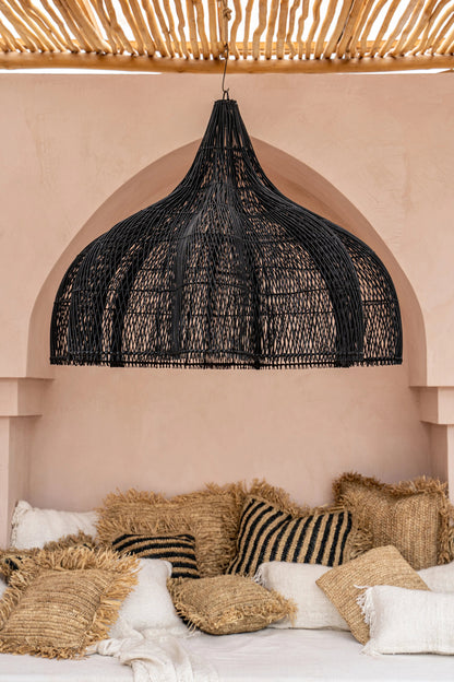 La lampada a sospensione Whipped - Nero - XL Bazar Bizar