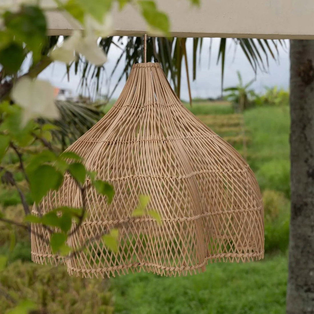 La lampada a sospensione Whipped - Naturale - M Bazar Bizar